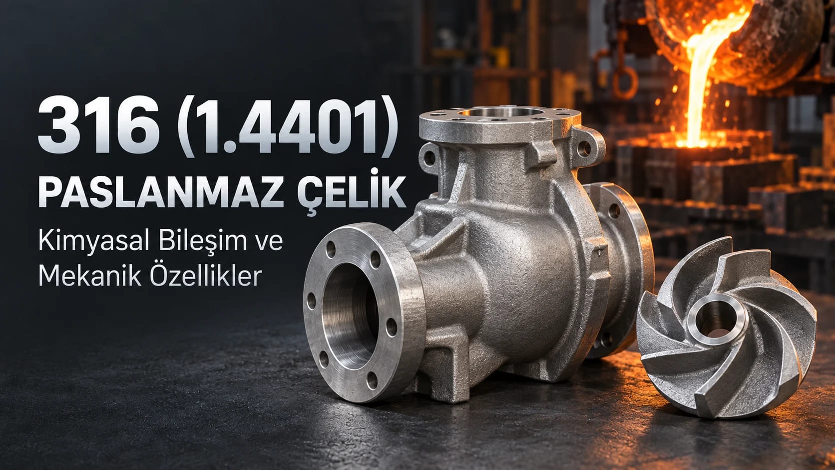 316 paslanmaz çelik döküm